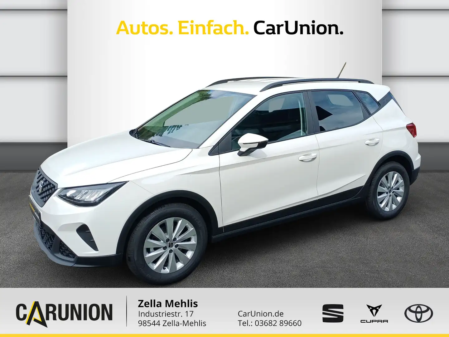 SEAT Arona Road Edition 1.0 TSI *LED*KLIMA*NAVI*SITZH Weiß - 1