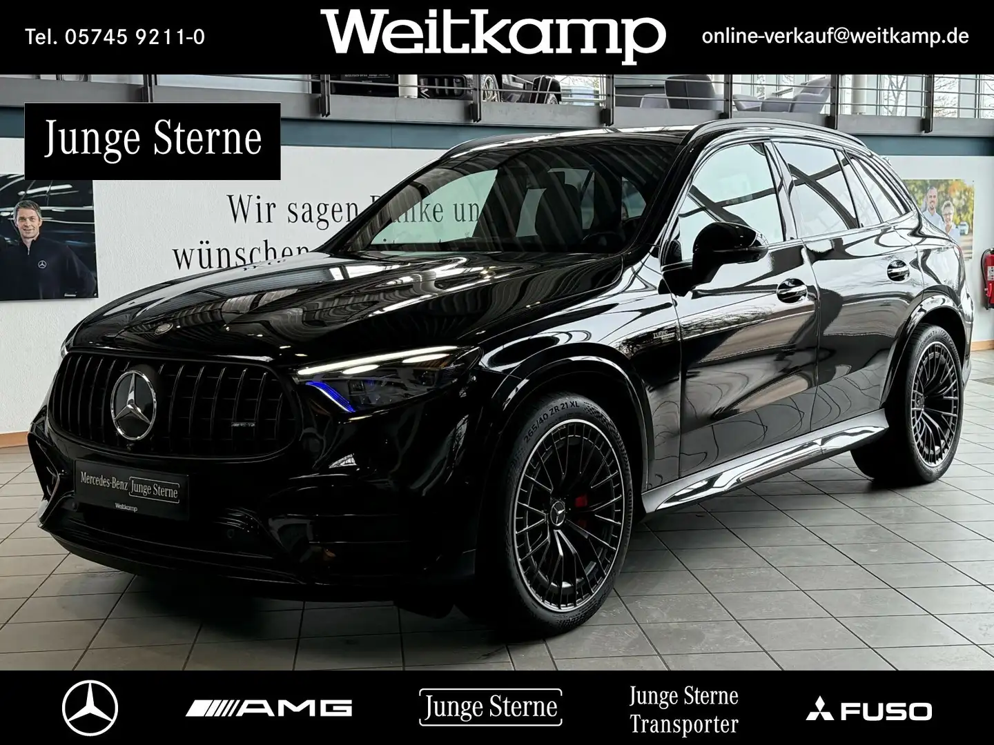 Mercedes-Benz GLC 43 AMG AMG GLC 43 4M Night+AHK+360°Keyless+Head-Up+Mem. Noir - 1