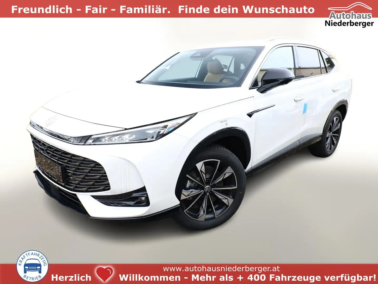 MG HS Comfort HEV+ ACC TotW Kam Nav LED Keyl 19Z 165 ... Weiß - 1