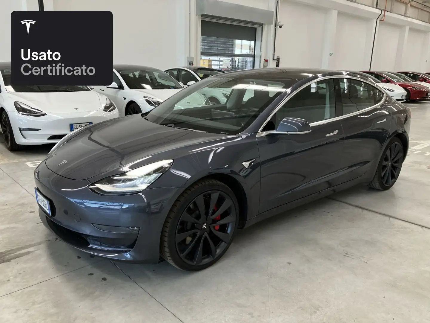 Tesla Model 3 Performance Argento - 1