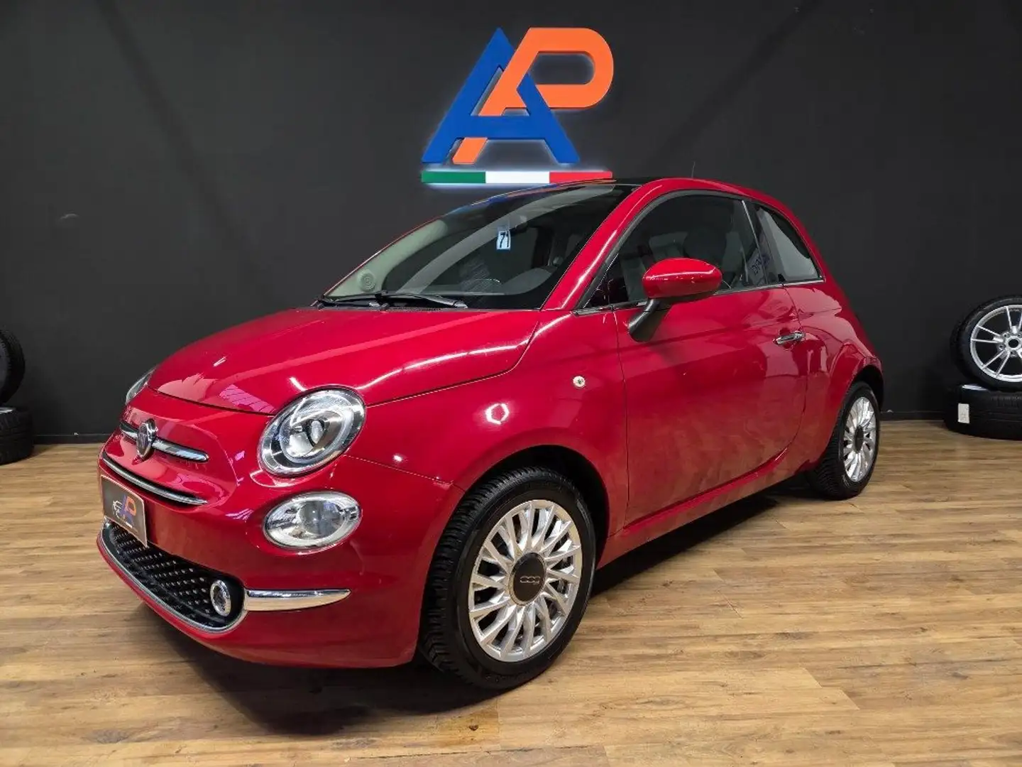 Fiat 500 1.2 Lounge Rosso - 1