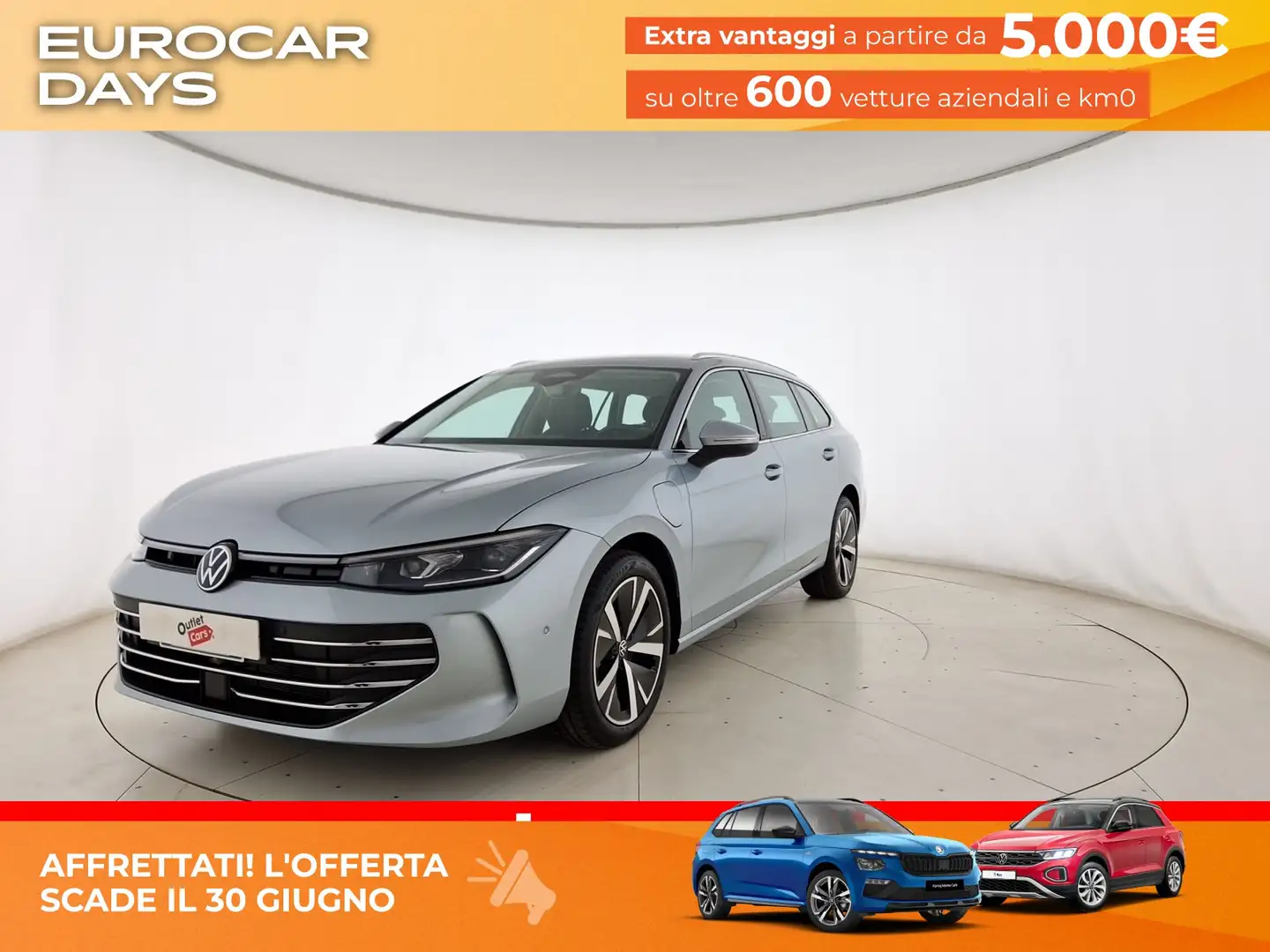 Volkswagen Passat Variant 1.5 tsi ehybrid business 204cv dsg Šedá - 1