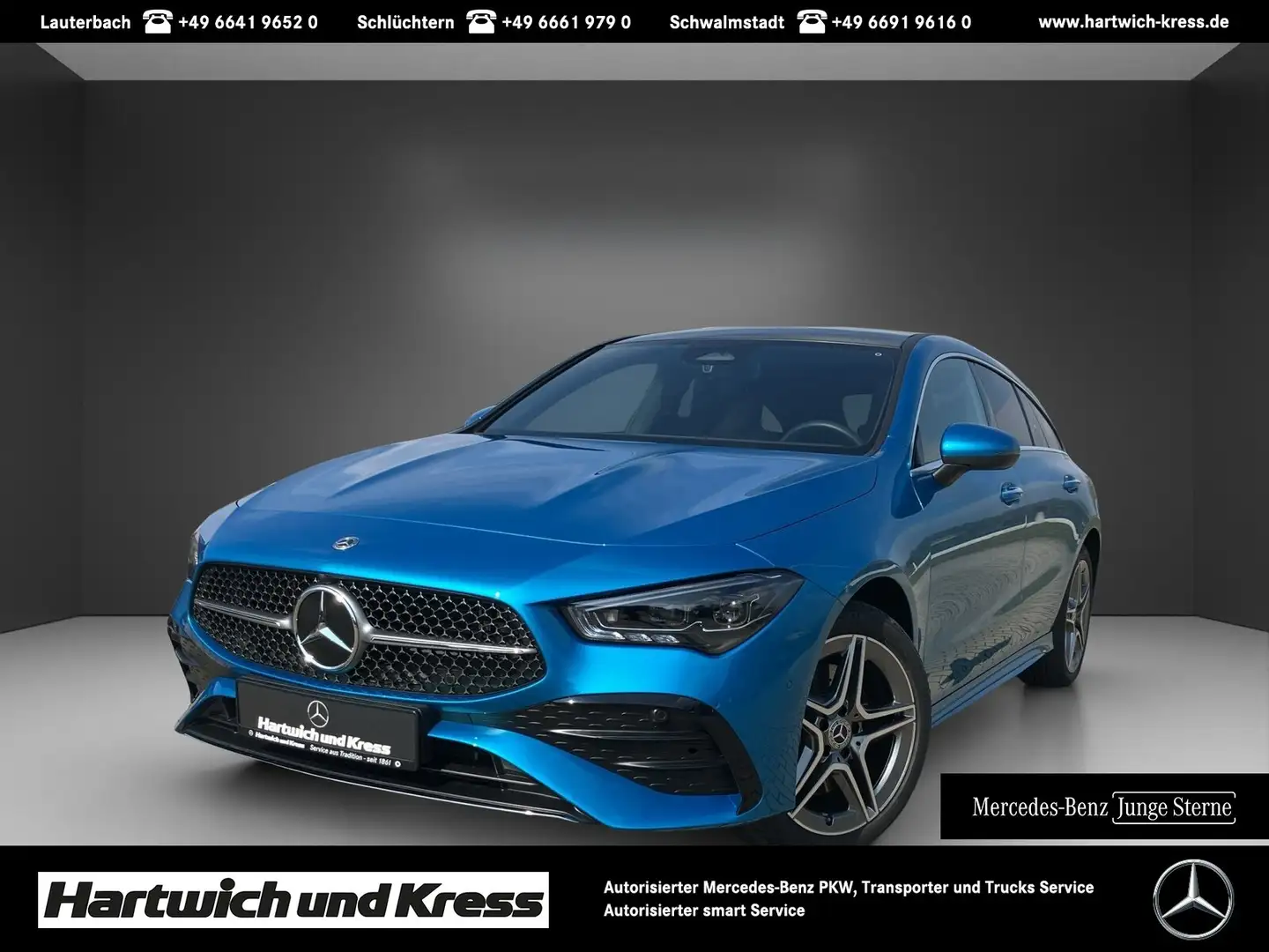 Mercedes-Benz CLA 250 CLA 250 e SB AMG Line+Pano+Memory+Kamera  Klima/BC Blau - 1