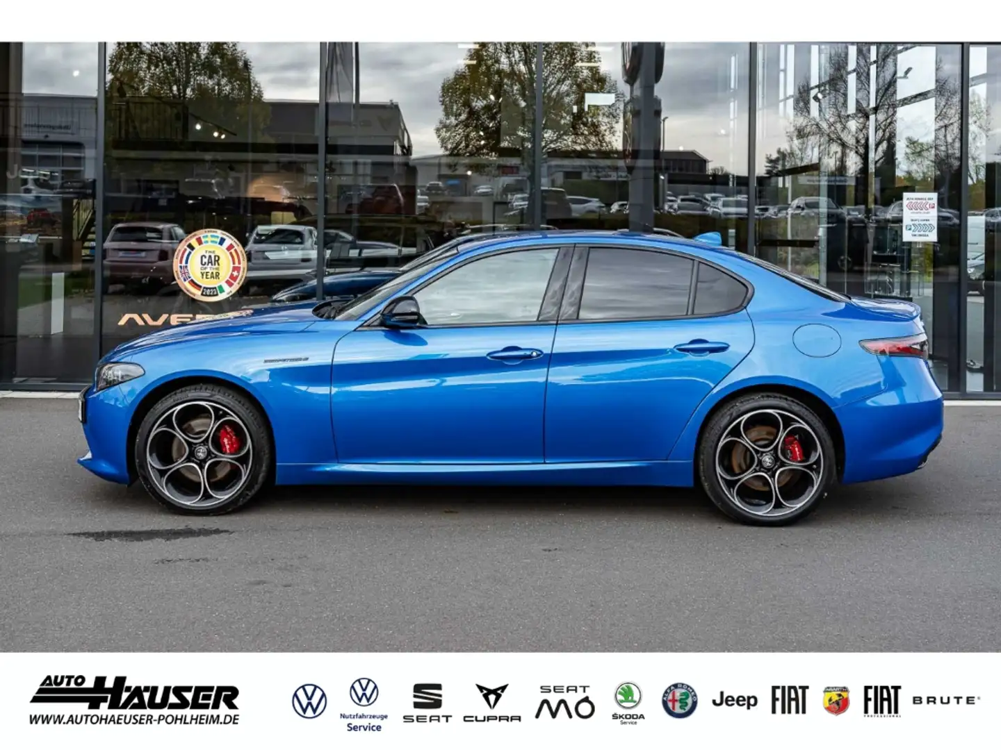 Alfa Romeo Giulia Competizione 2.0 Turbo AT8 Q4 HARMAN-KARDON MEMORY Blau - 2