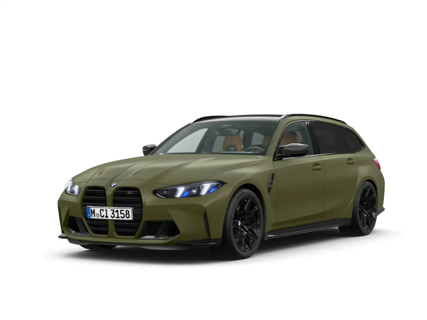 BMW M3 Competition Touring Frozen Urban Green Groen - 1
