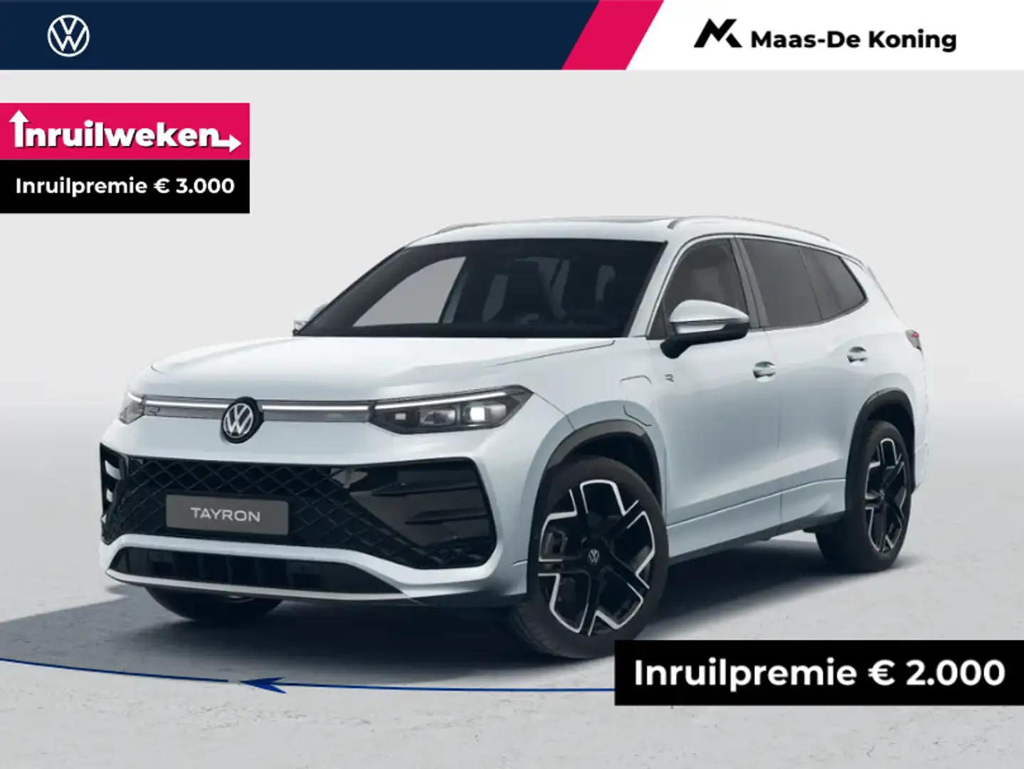 Volkswagen Tayron R-Line-Edition 1.5 eHybrid 272 pk 6 versn. DSG · A Zilver - 1