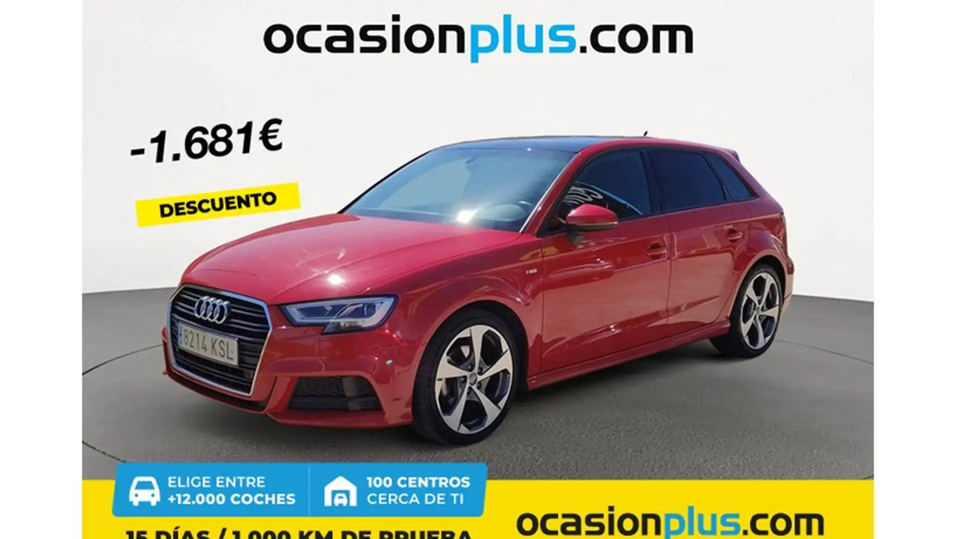 Audi A3 Sportback 30 TDI S Line 85kW Rojo - 1