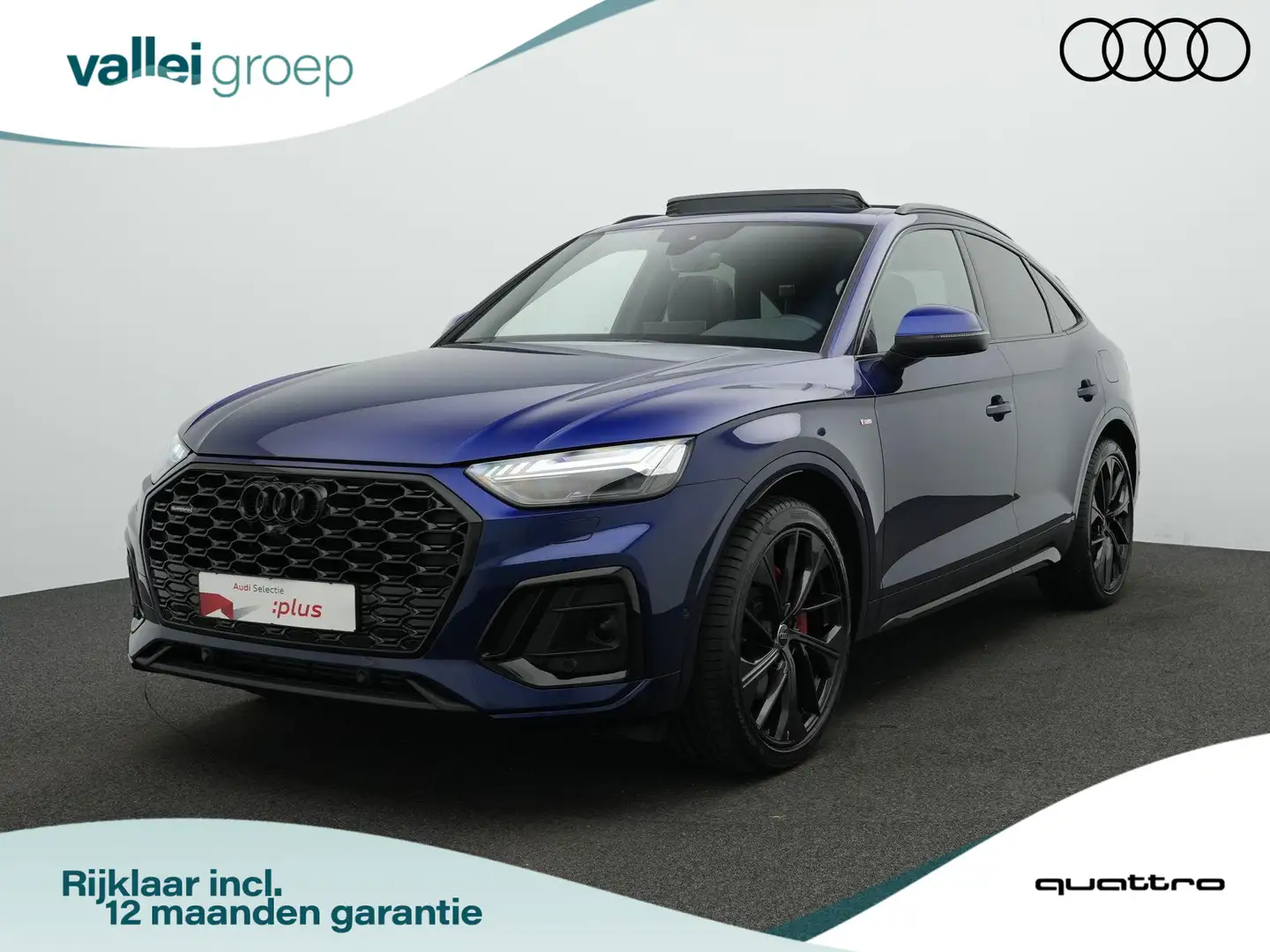Audi Q5 Sportback 55 TFSI e 367 pk S-tronic S edition Comp Bleu - 1