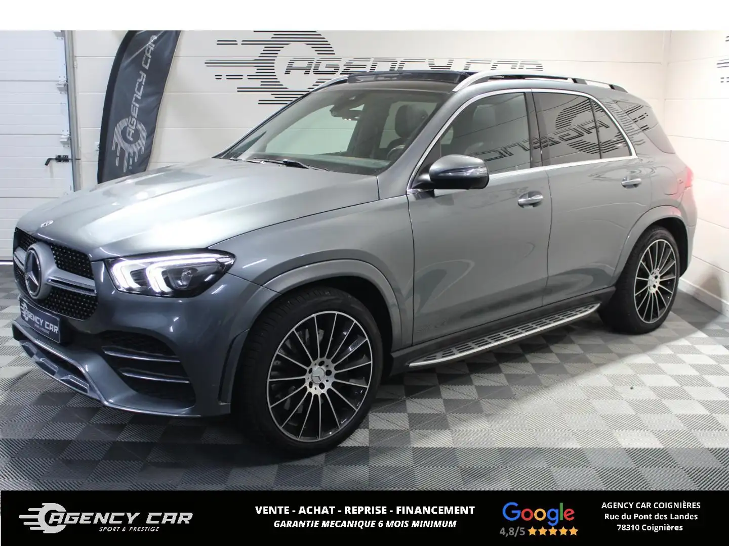 Mercedes-Benz GLE 350 GLE 350de + Hybrid - BVA 9G-Tronic - AMG Line 4-Matic - Full options Gris - 1