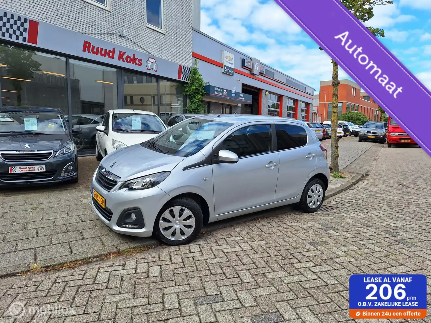 Peugeot 108 1.0 e-VTi ACTIVE AUTOMAAT / Airco / NL-Auto / Gris - 1