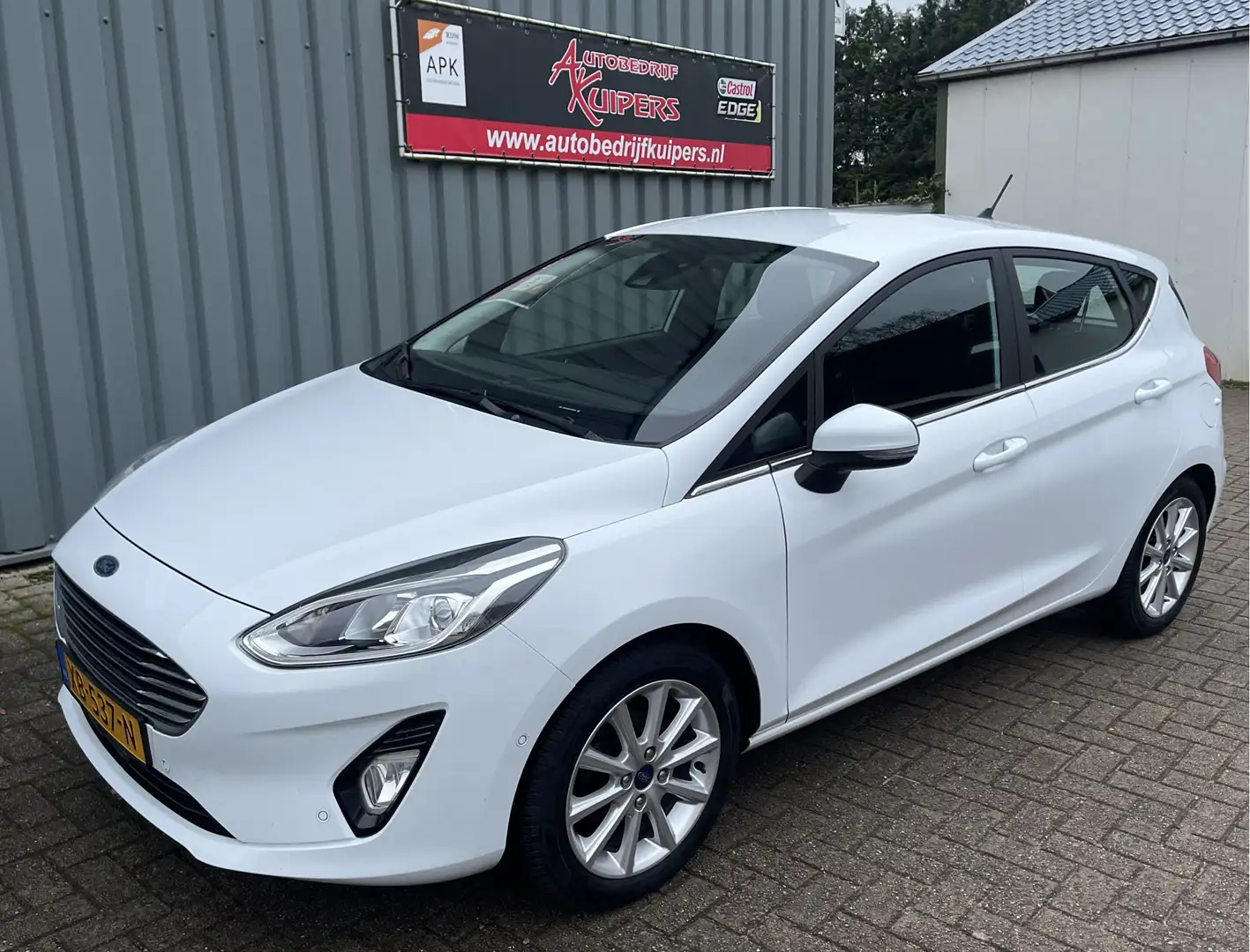 Ford Fiesta 1.0 EcoBoost Titanium Navi.Clima.Cruise.Pdc.Camera Blanc - 2