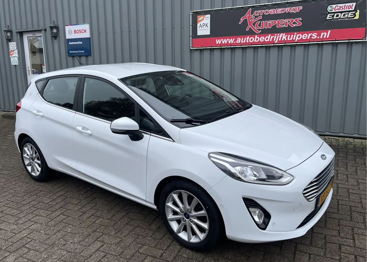 Ford Fiesta 1.0 EcoBoost Titanium Navi.Clima.Cruise.Pdc.Camera Blanc - 1