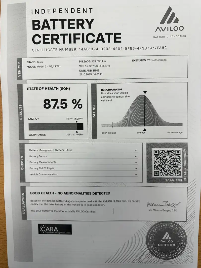 Tesla Model 3 Standard RWD Plus 60 kWh SOH 87.5% / Trekhaak Gris - 2