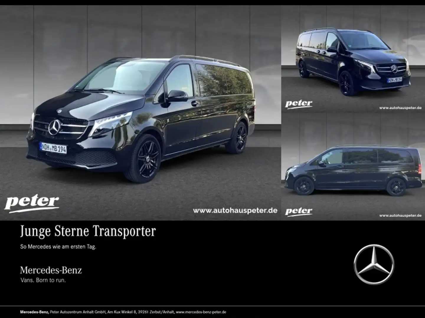 Mercedes-Benz V 300 d extralang 4 Matic AIRMATIC/MBUX Negru - 1