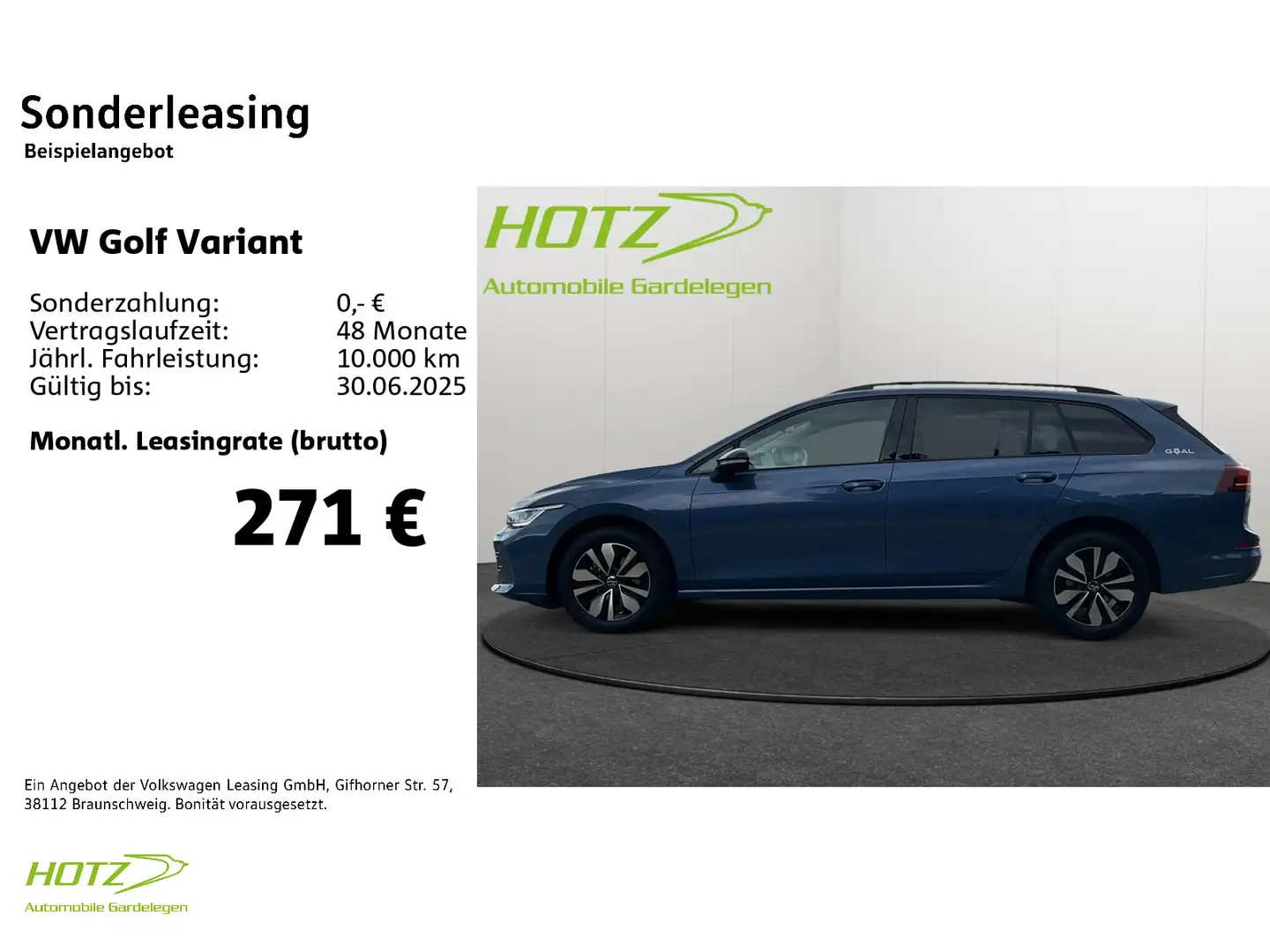 Volkswagen Golf Variant Golf VIII Variant 1.5 TSI Goal Blau - 2