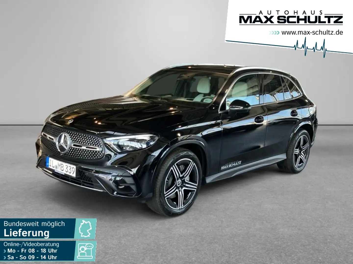 Mercedes-Benz GLC 220 d 4M AMG*Pano-Dach*Sound*PDC*360°*AHK Schwarz - 1