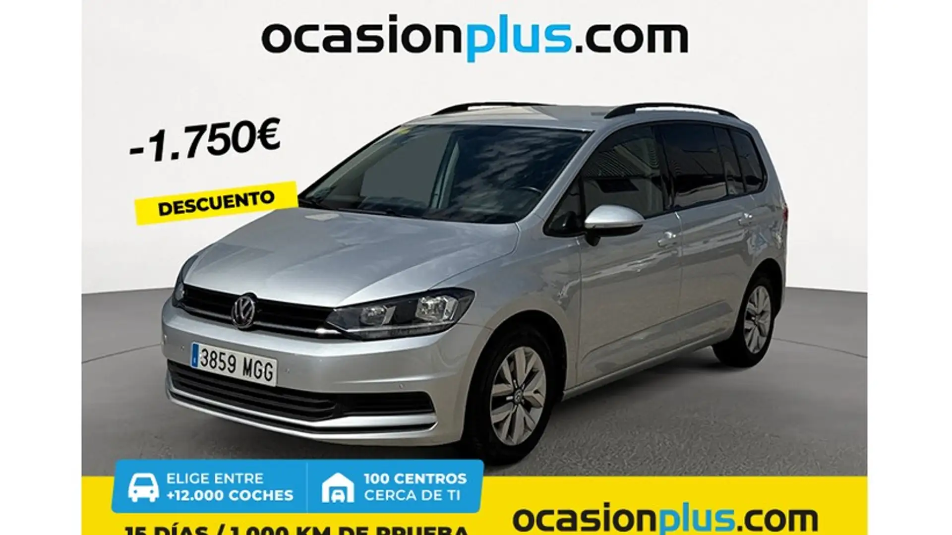 Volkswagen Touran 1.6TDI CR BMT Advance DSG7 85kW Argent - 1