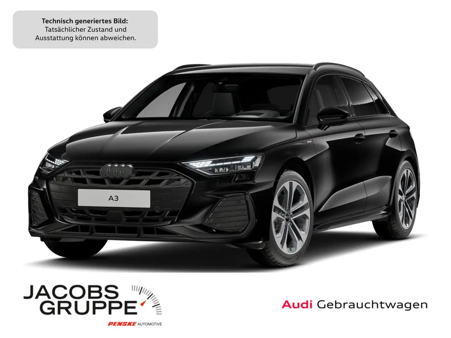 Audi A3 Sportback 35 TDI S line Navi,LED,SHZ,RFK Schwarz - 1