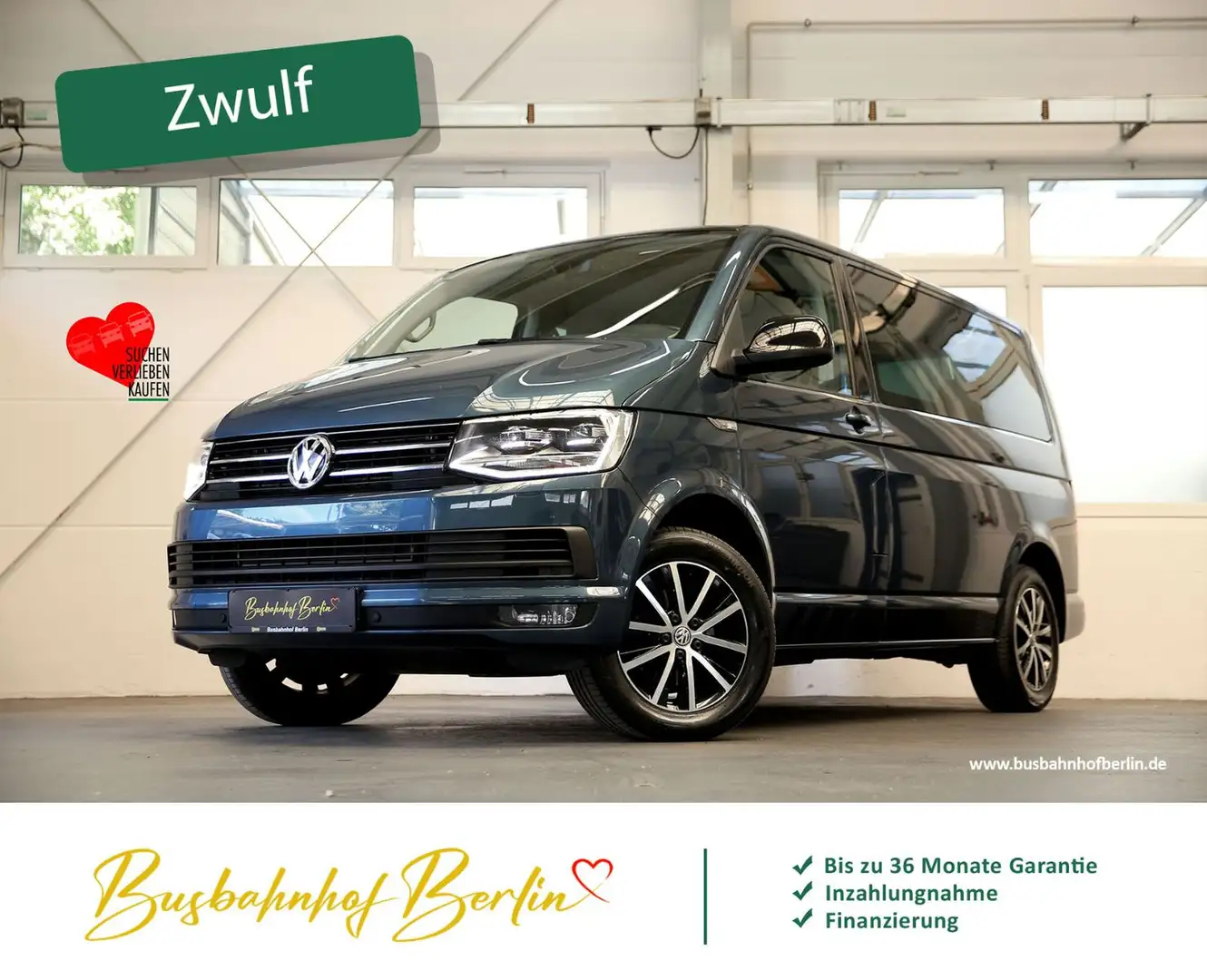 Volkswagen T6 Multivan Edition30 DSG LED LuftStandhz. el.SD Groen - 1