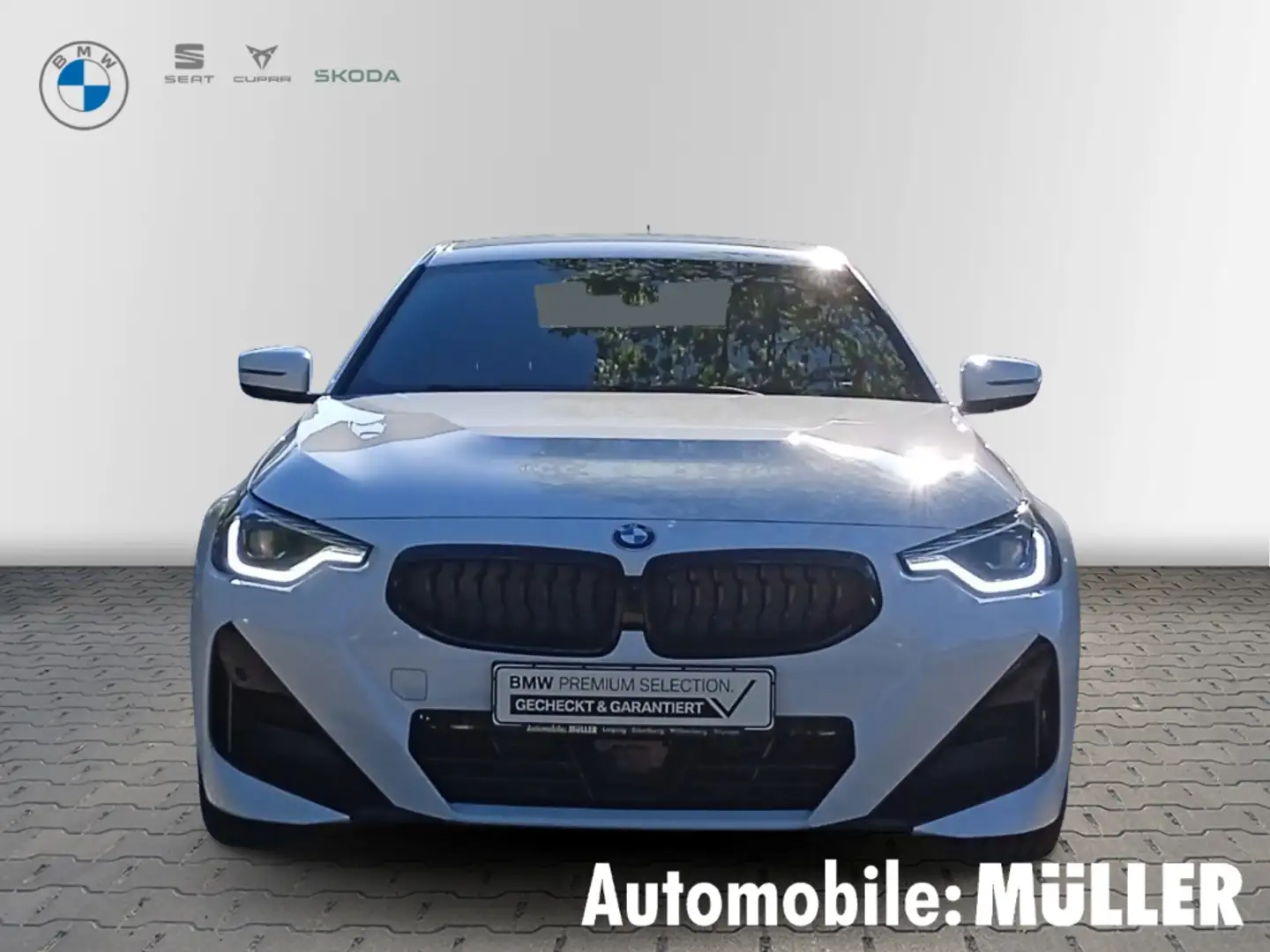 BMW 220 d Coupe Mild Hybrid*M-Sport*Ad. LED*DAB*HiFi*Shado Weiß - 2