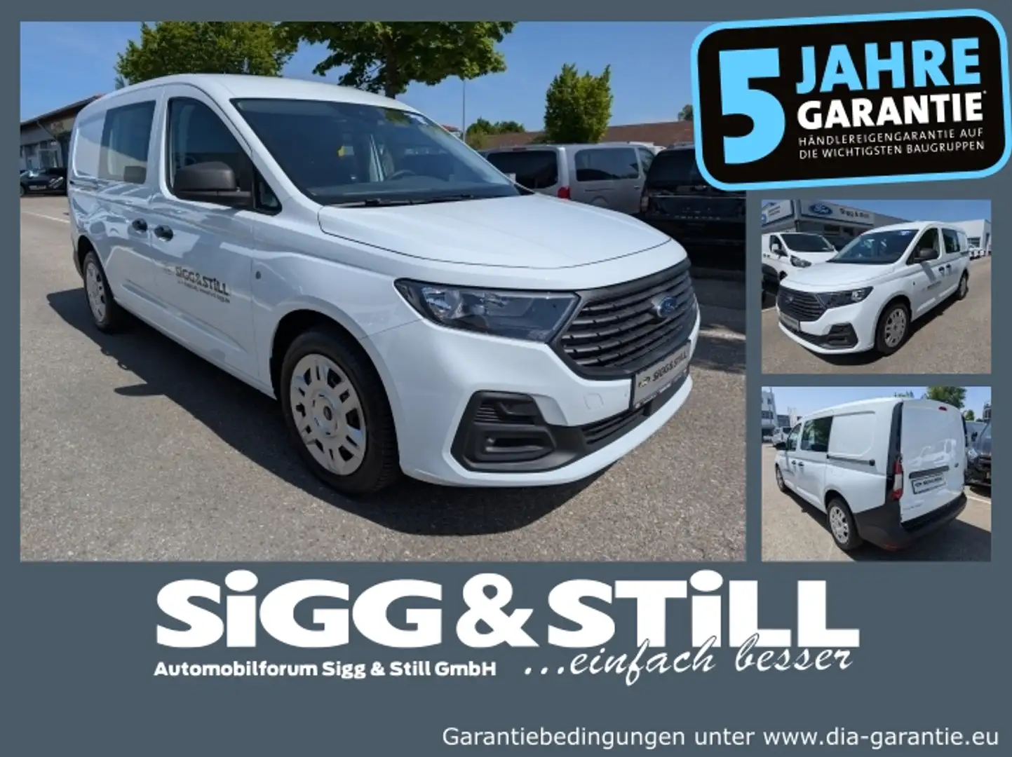 Ford Transit Connect FlexCab Trend PHEV L2 NAVI*PDC Blanc - 1