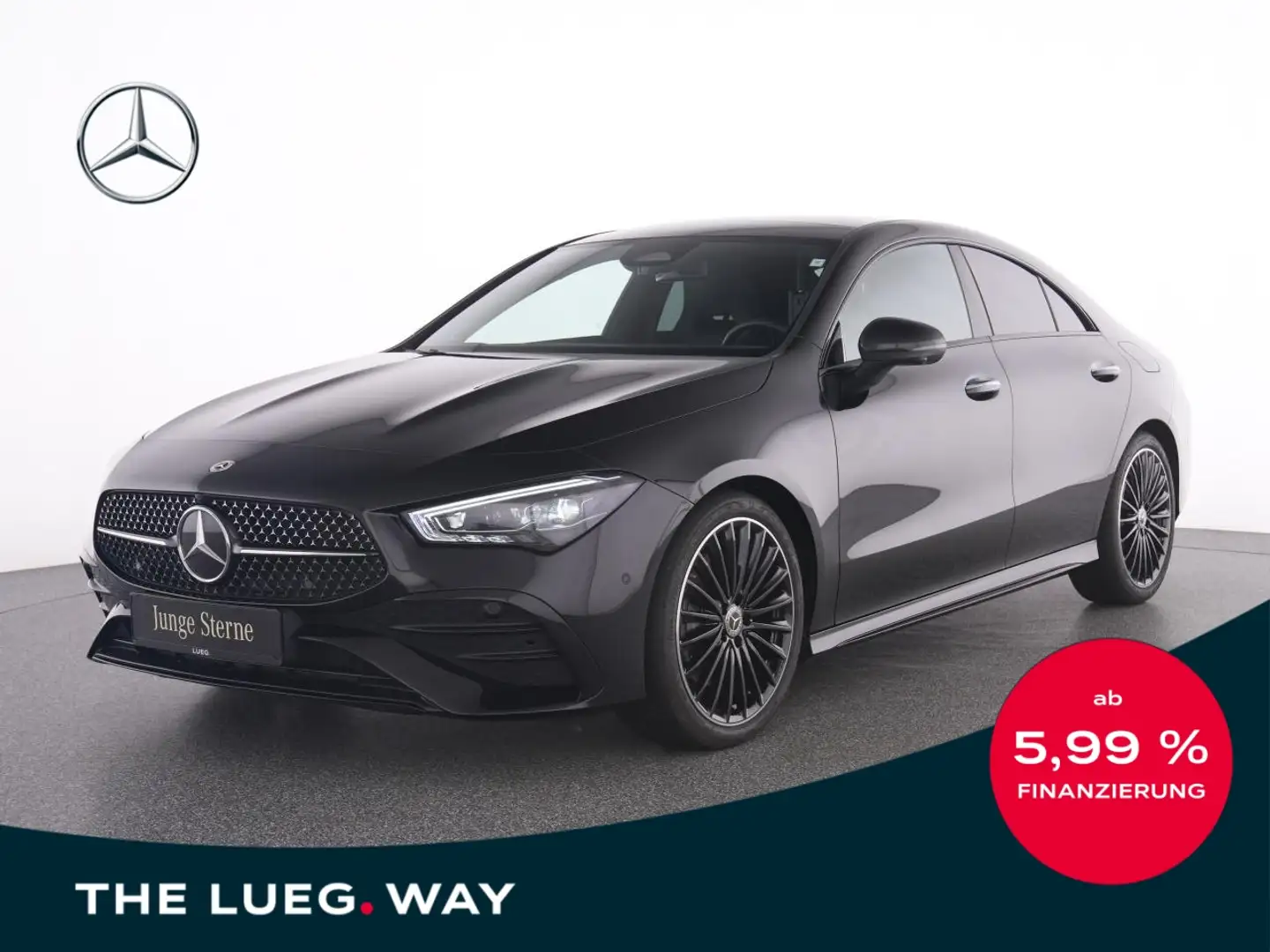 Mercedes-Benz CLA 200 d AMG+NavP+PD+Burm+MBeam+Distr+Pano+360° Noir - 1