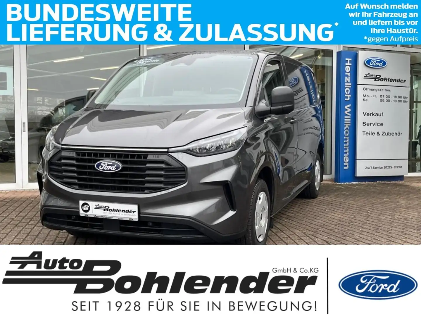 Ford Transit Custom 280 L1 Trend FWD | LED | Klima | Laderaumschutz Grau - 1