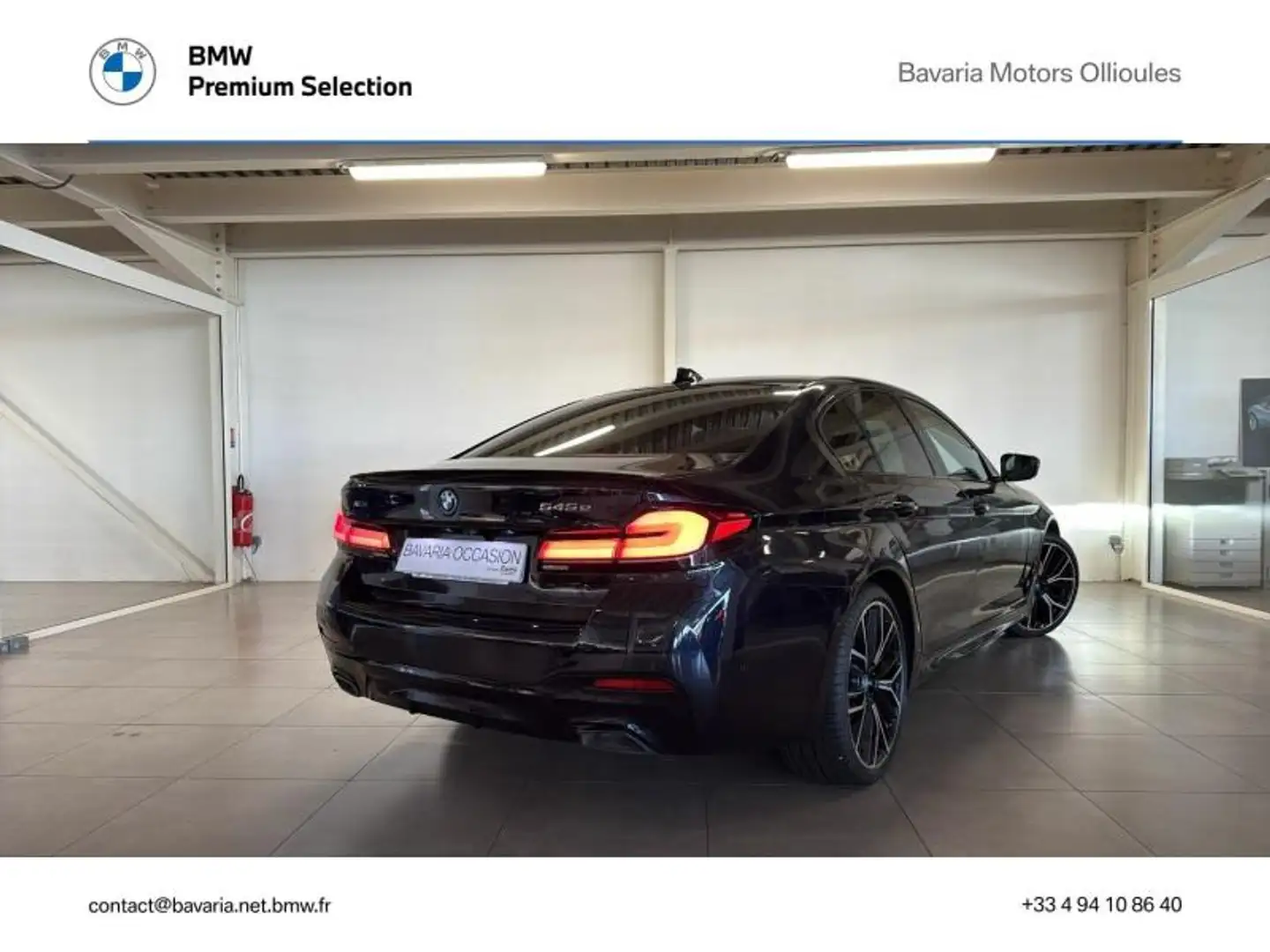 BMW 545 545eA xDrive 394ch M Sport Steptronic Noir - 2
