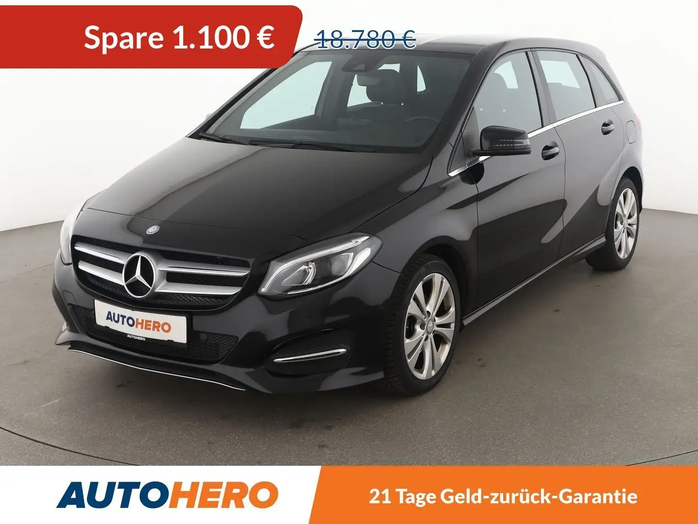 Mercedes-Benz B 200 B 200 Urban Aut.*NAVI*TEMPO*LED*PDC*SHZ* Black - 1