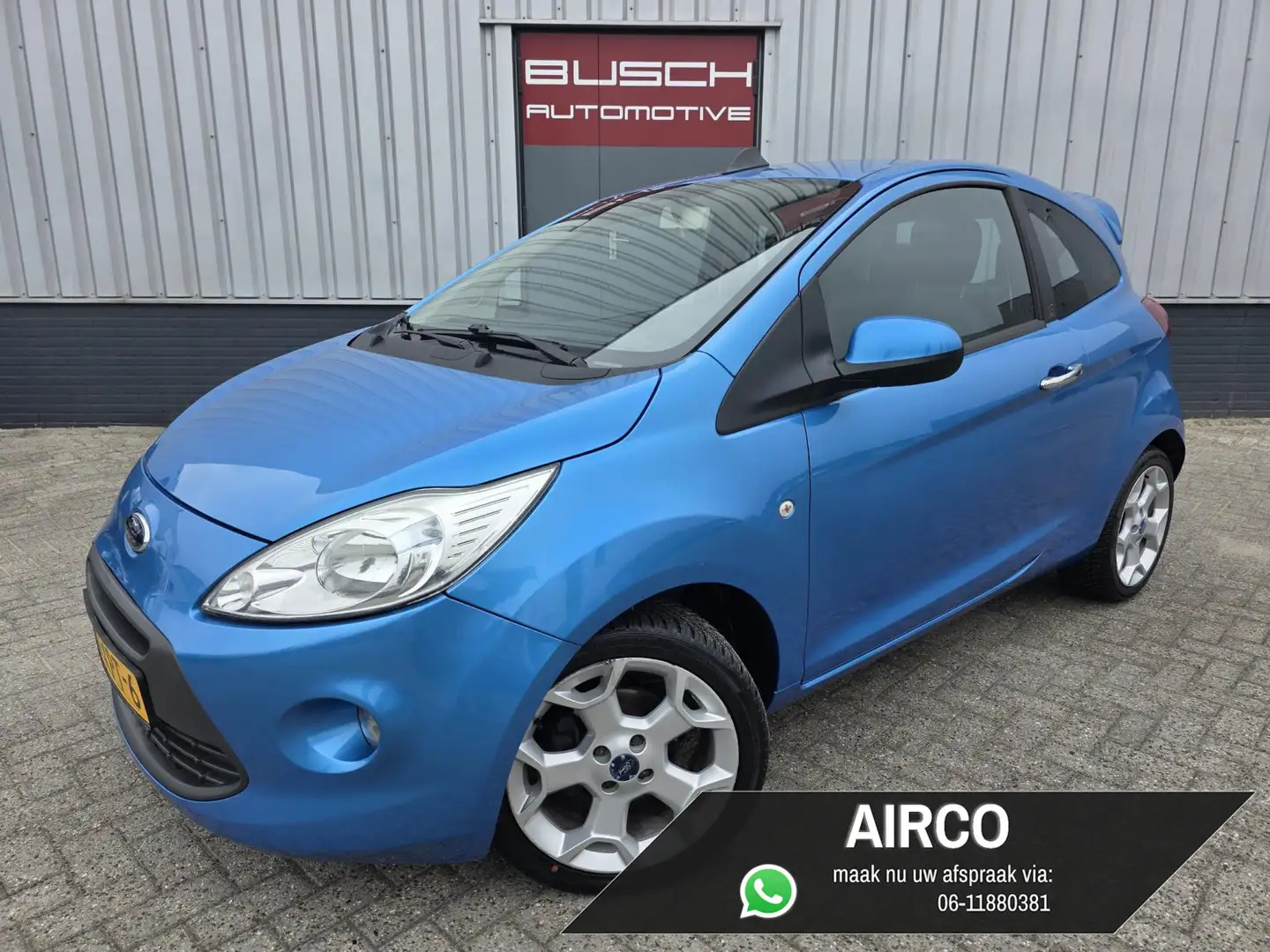 Ford Ka/Ka+ 1.2 Titanium X start/stop | VAN 2e EIGENAAR | AIRC Blau - 1