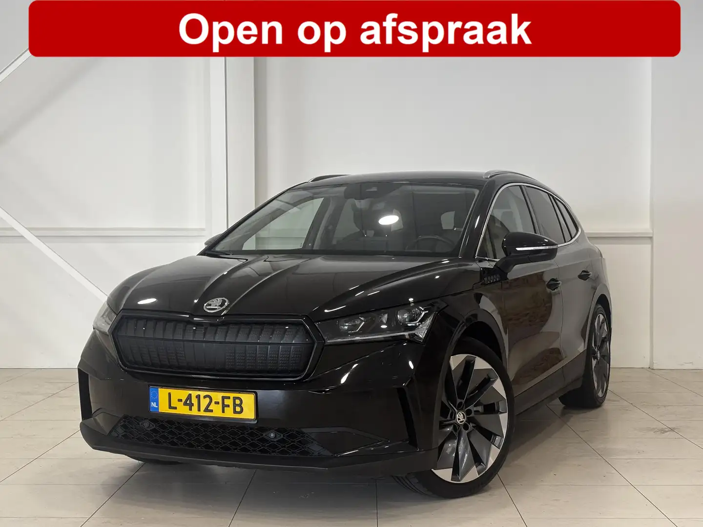 Skoda Enyaq iV 80 | Navigatie | 90% SOH | Hoge instap | Zwart - 1
