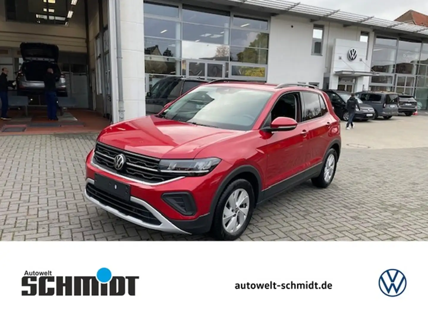 Volkswagen T-Cross 1.0TSi Life NaviPro R-Kamera LED Sitzheiz. Park... Rot - 1