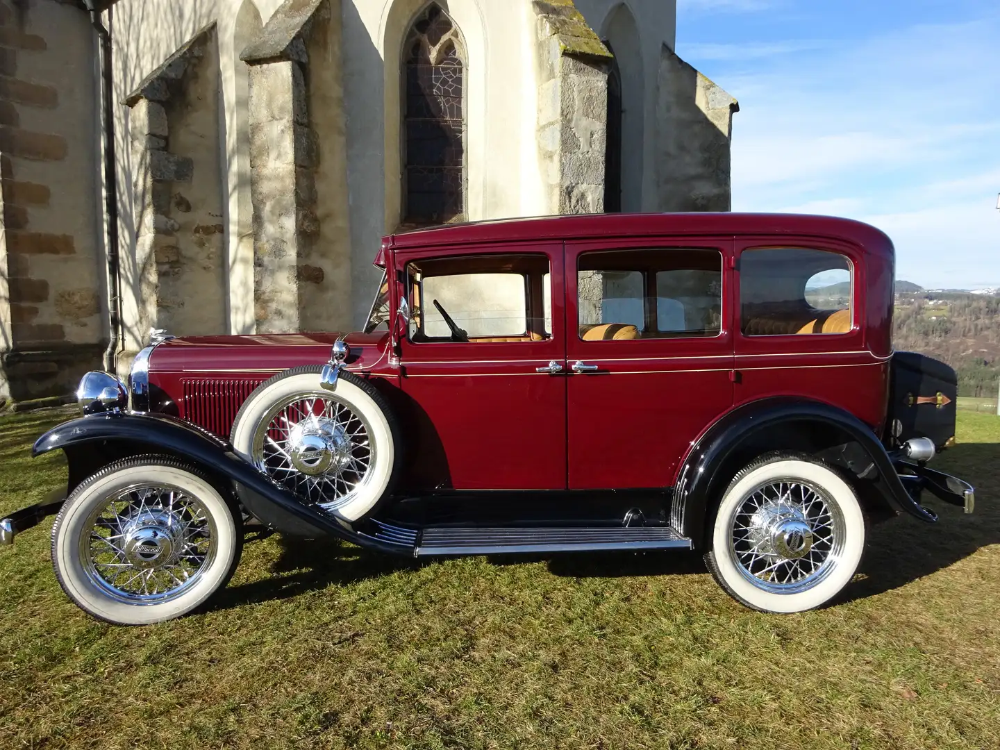 Chrysler PLYMOUTH  Oldtimer Rarität Bj 1932 Rot - 1