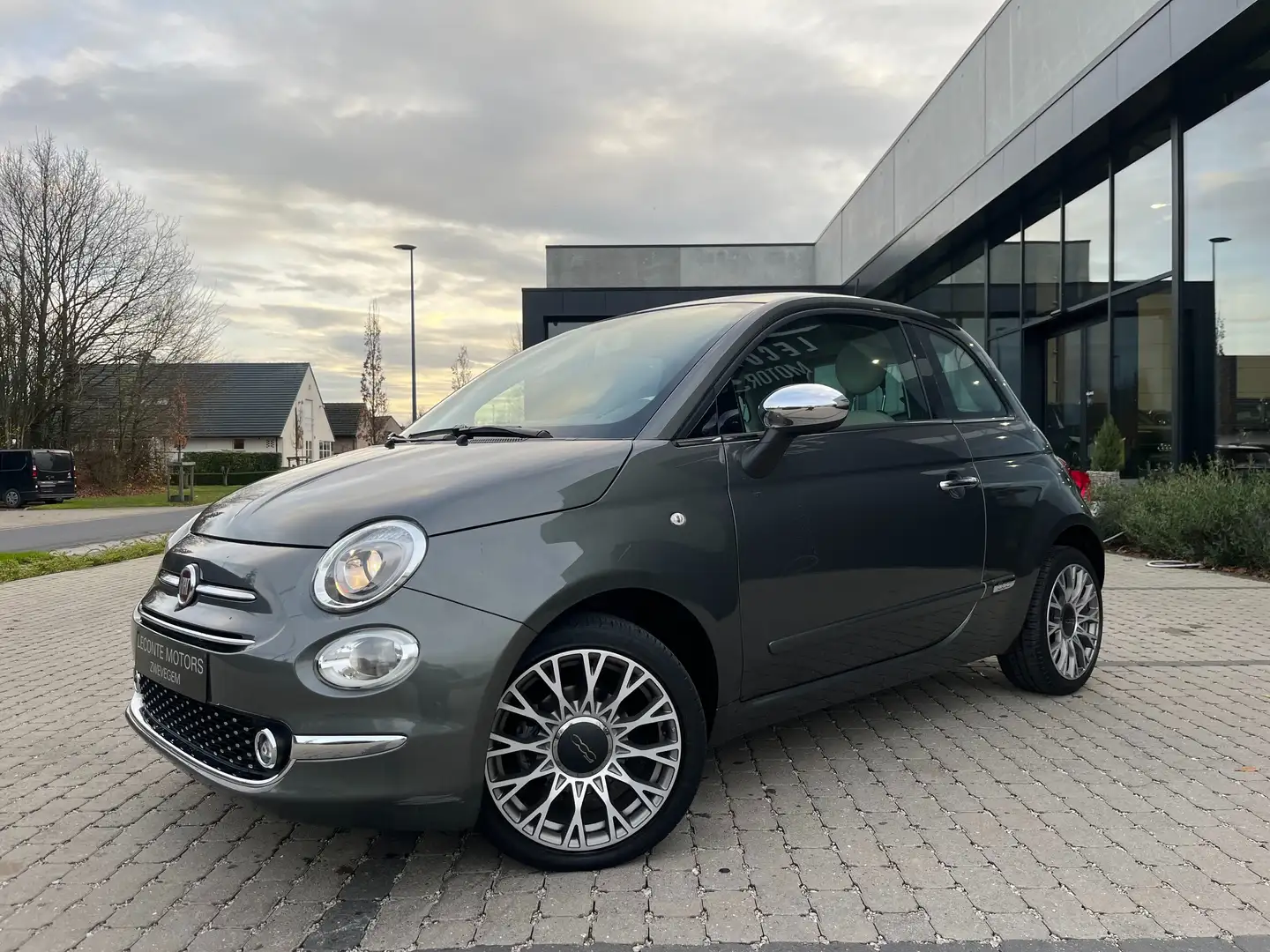 Fiat 500 500 1.2i Leder/Panodak/GPS/Bluetooth/Alu-Velgen/.. Grijs - 2