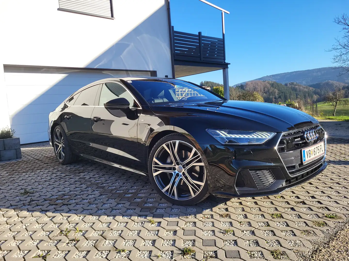 Audi A7 Luftfahrwerk Allradlenkung B&O Adv Nachtsicht Schwarz - 1