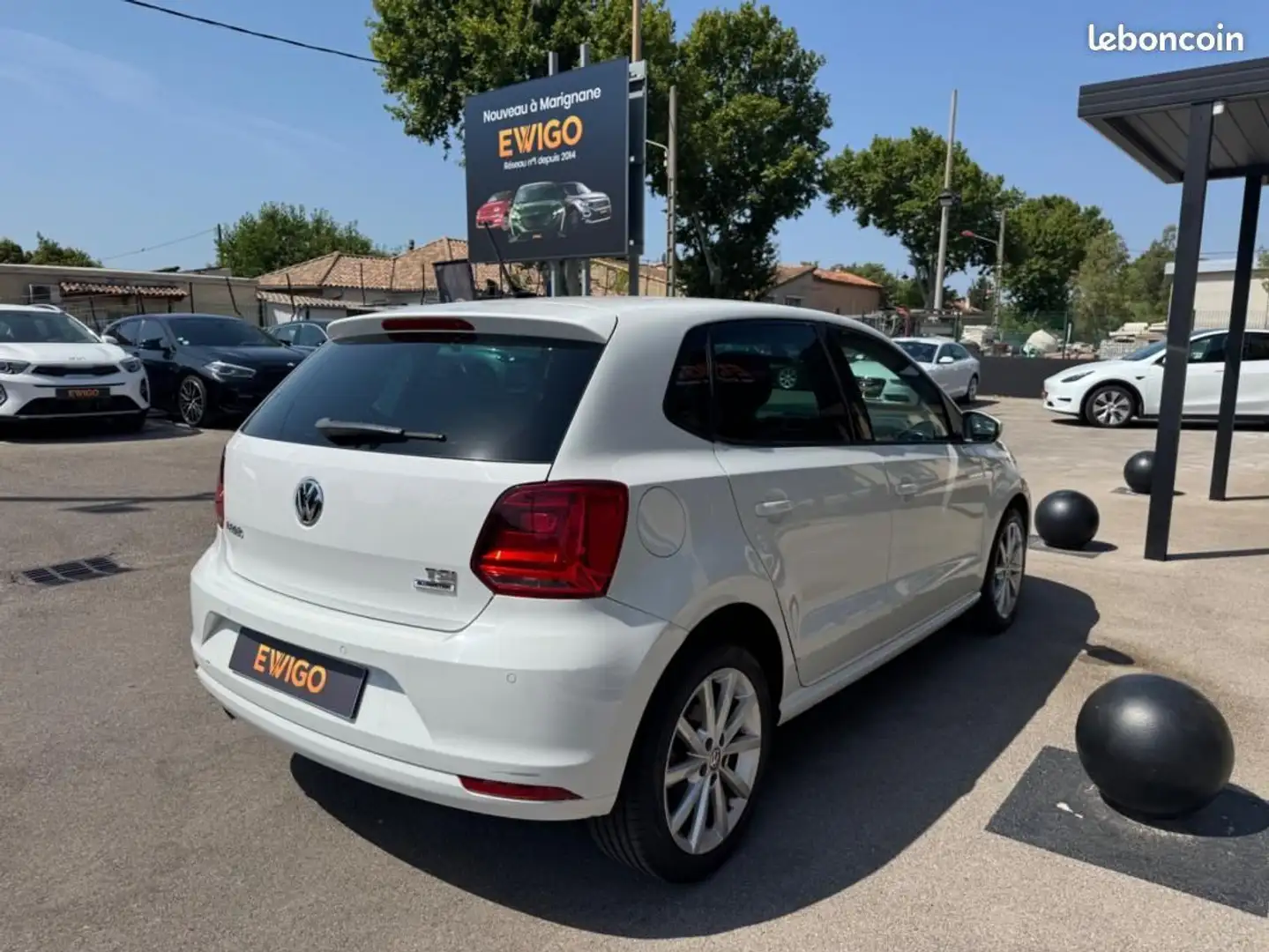 Volkswagen Polo 1.2 TSI 90 BLUEMOTION CONFORT LINE DSG BVA Blanc - 2