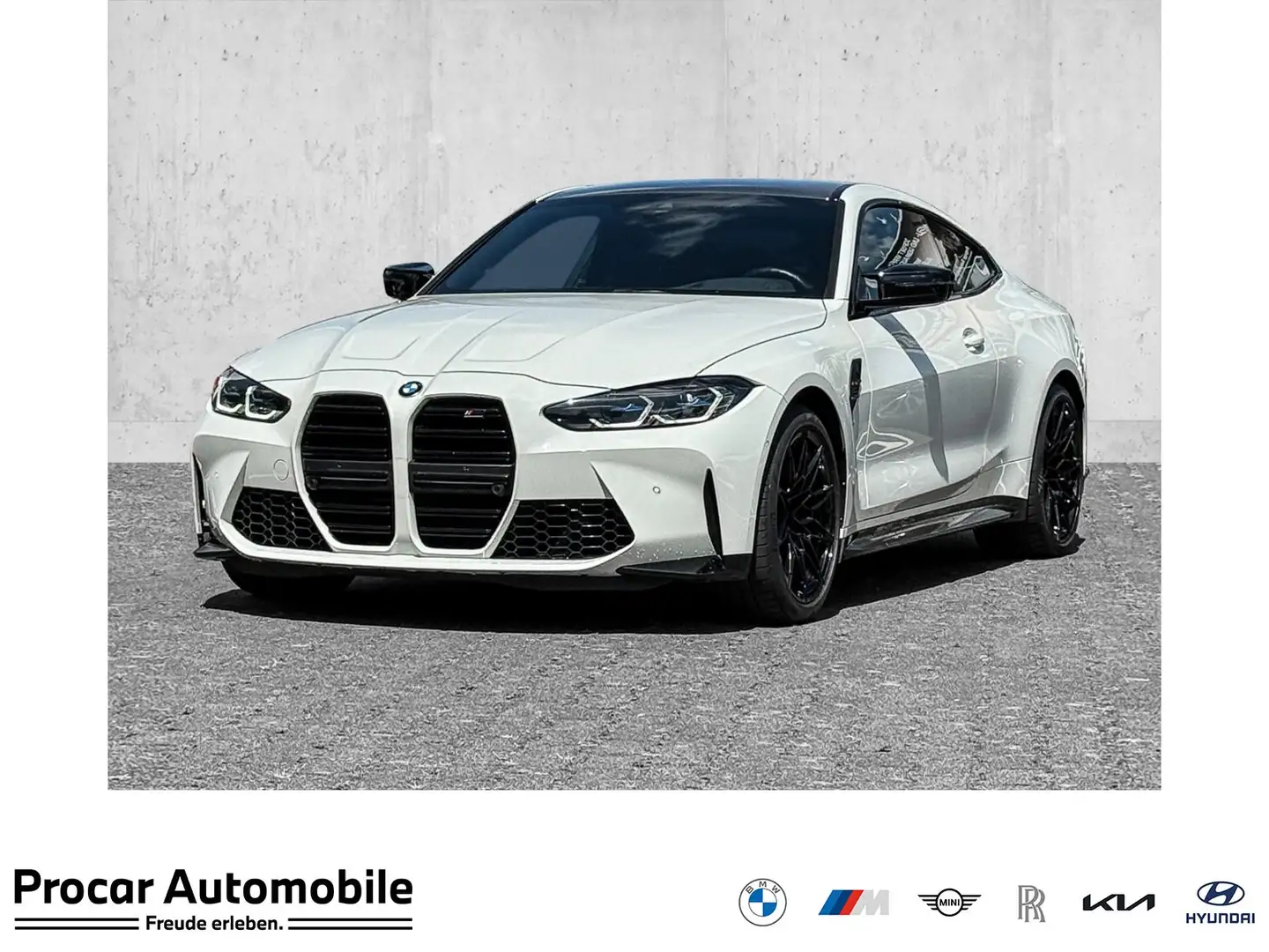 BMW M4 Competition HUD+RFK+LASER+SITZBELÜFTUNG+H/K Weiß - 1