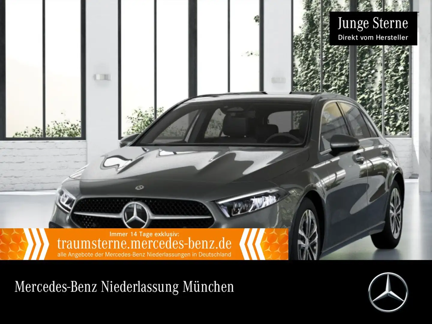 Mercedes-Benz A 200 PROGRESSIVE+PANO+LED+STHZG+KAMERA+TOTW+7G Grau - 1