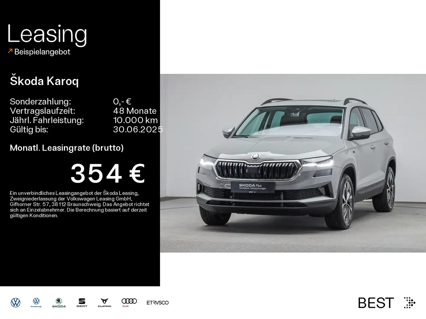 Skoda Karoq 2.0 TDI DSG Drive*STHZ*AHK*PANO*KAMERA*NAV Gris - 1