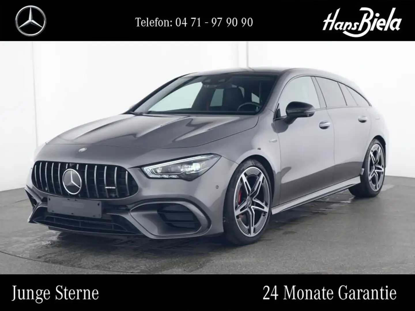Mercedes-Benz CLA 45 AMG AMG CLA 45 S 4M+ SB Night/Pano/Multi/Bur/360/Mem Grijs - 1