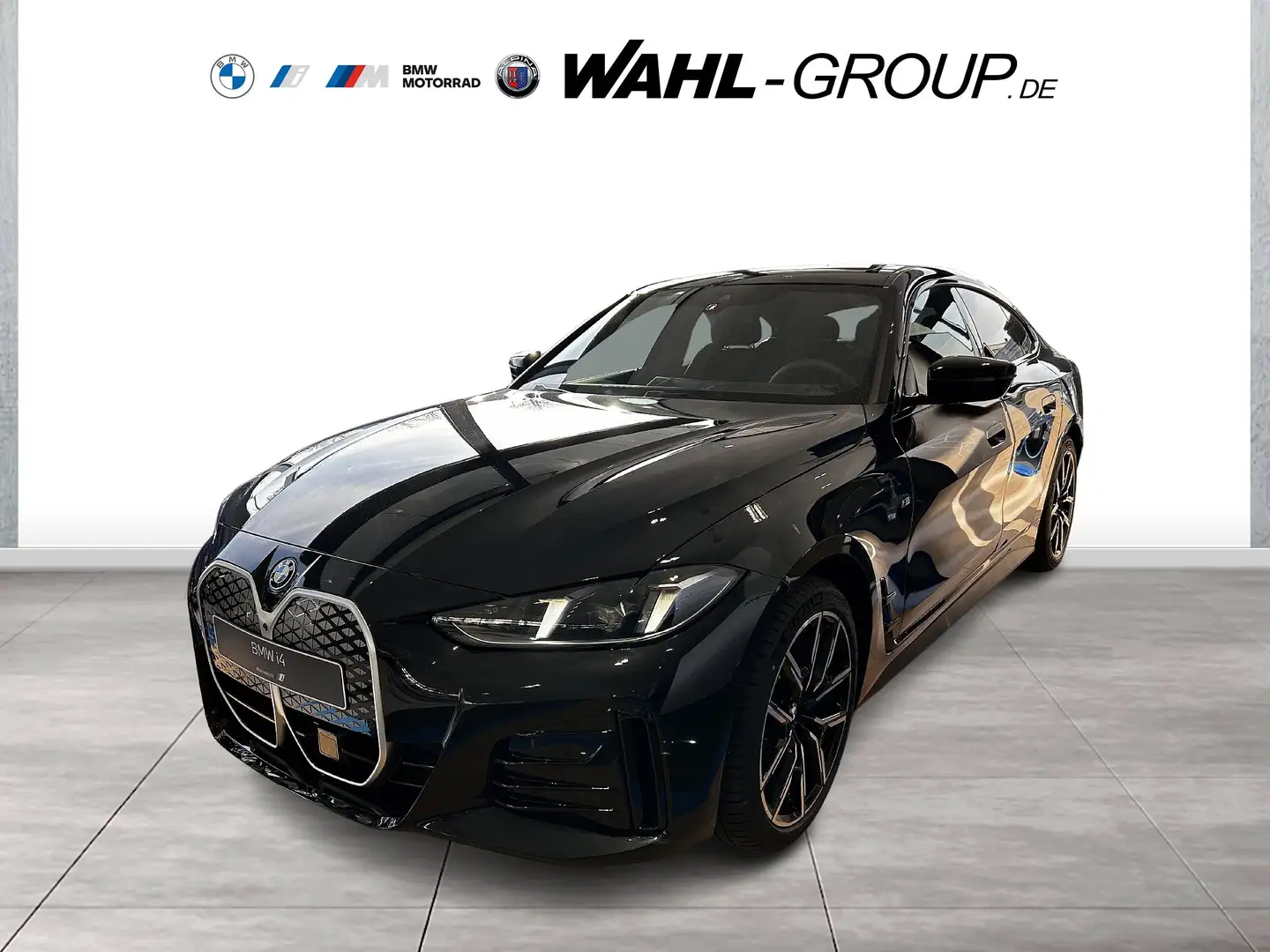 BMW i4 eDrive40 Gran Coupé M Sport AHK Glasdach HeadUp Ad Černá - 1