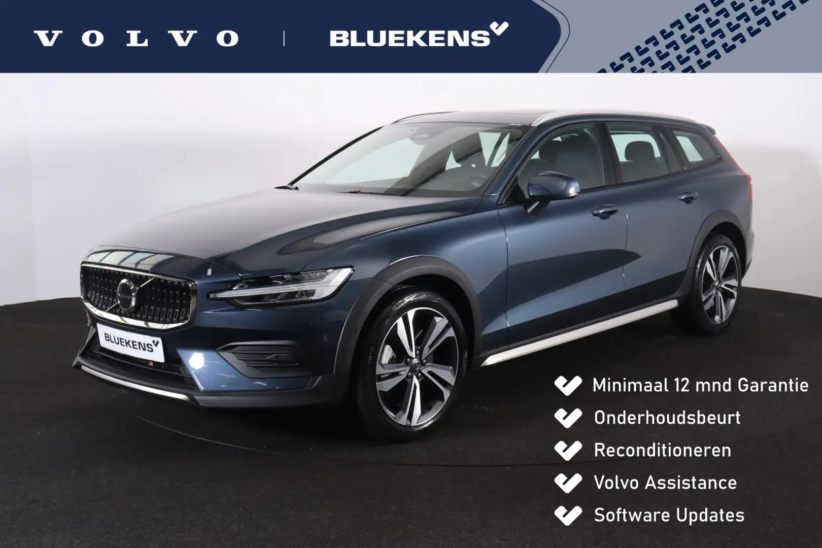Volvo V60 Cross Country B5 AWD Plus - Panoramisch schuifkanteldak - Elektr Bleu - 1
