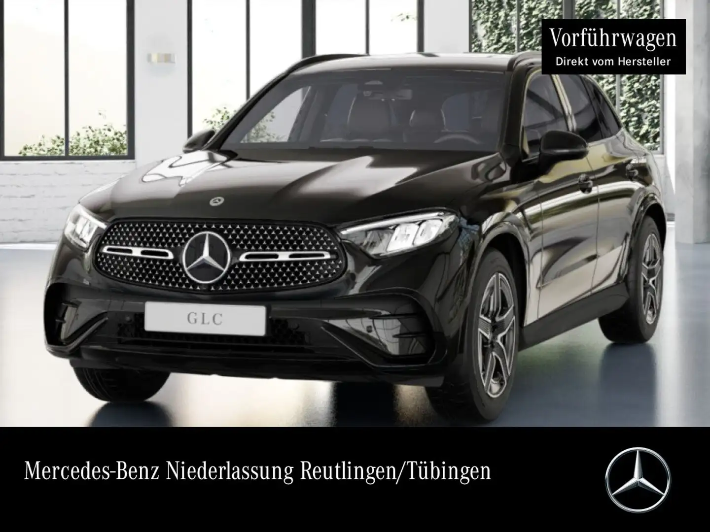 Mercedes-Benz GLC 220 d 4M AMG+NIGHT+AHK+LED+KAMERA+TOTW+KEYLESS Fekete - 1