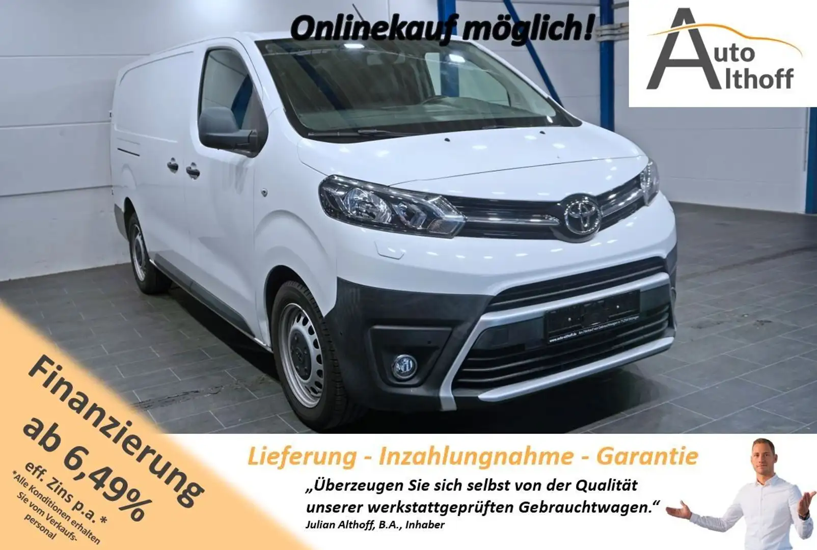 Toyota Toyota Proace L2 Kasten Meister KAM PARK KLIMA Blanc - 1