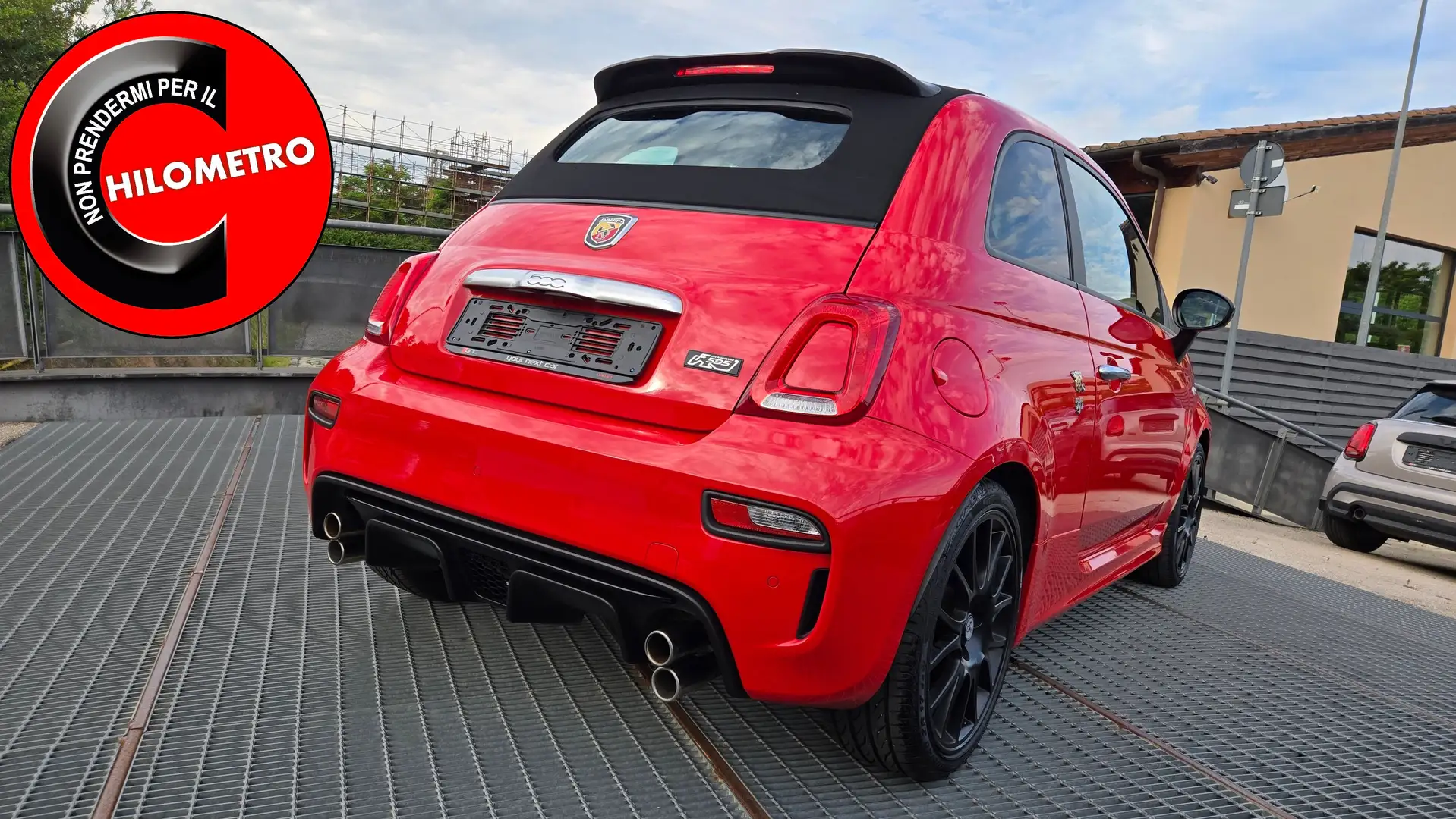 Abarth 595C F595 CABRIO AUTOM 165 CV PELLE REKORD MONZA PROMO Rojo - 1