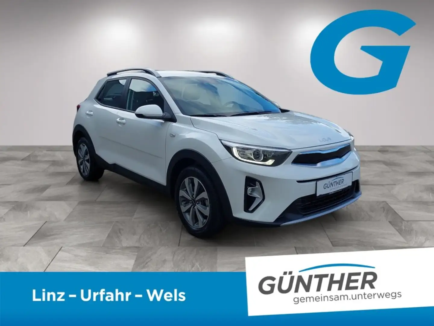 Kia Stonic Silber 1.0 TGDI Blanc - 2