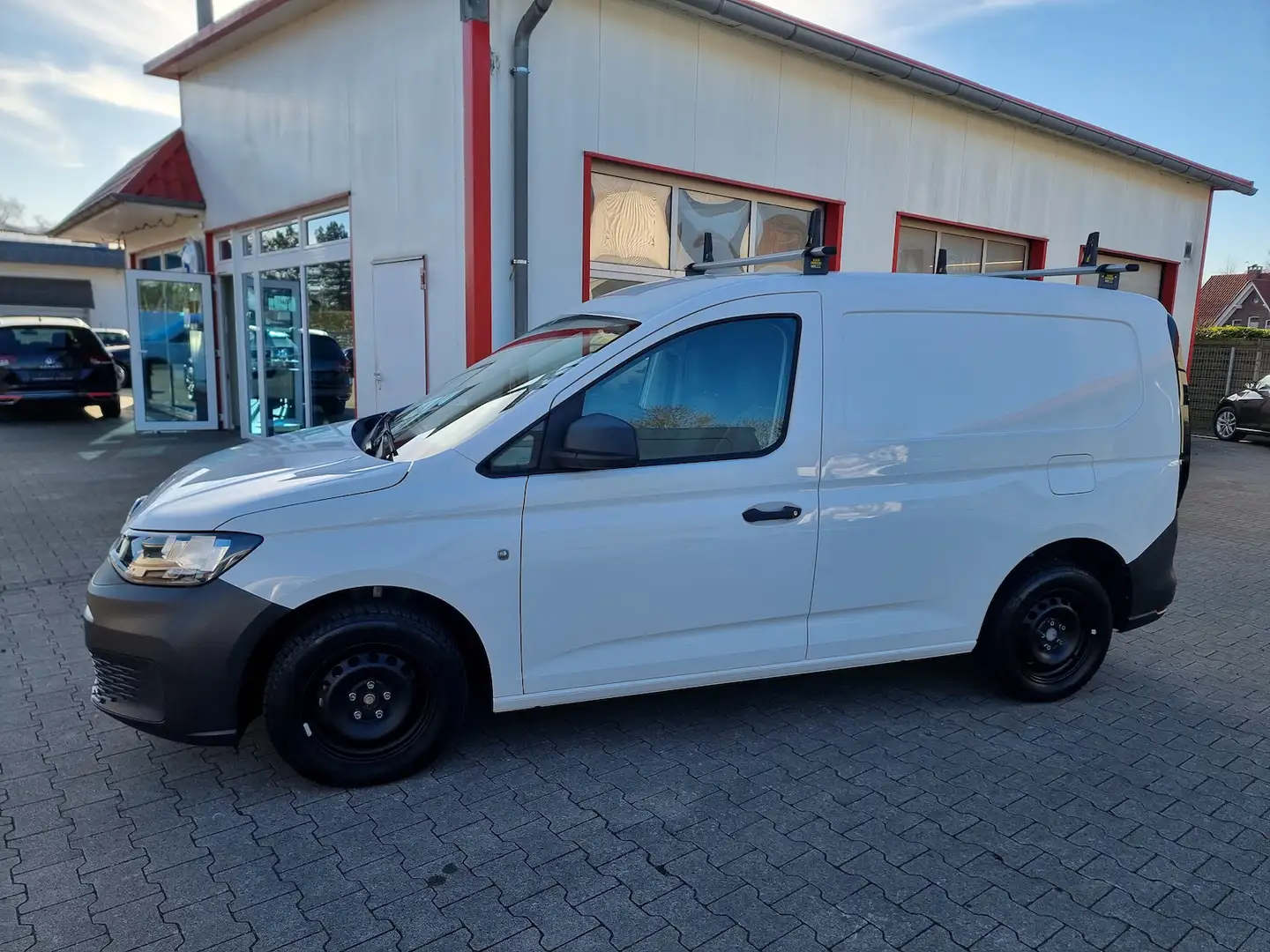 Volkswagen Caddy Kasten Radio Klima Tempomat Gepäckträger Weiß - 2