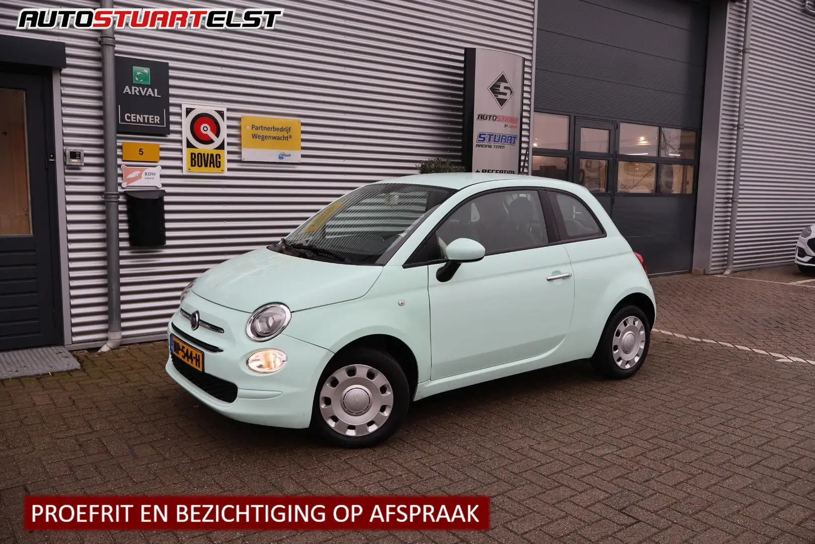 Fiat 500 1.0 TwinAir Pop NL-Auto| Mint Green | 60PK Groen - 1