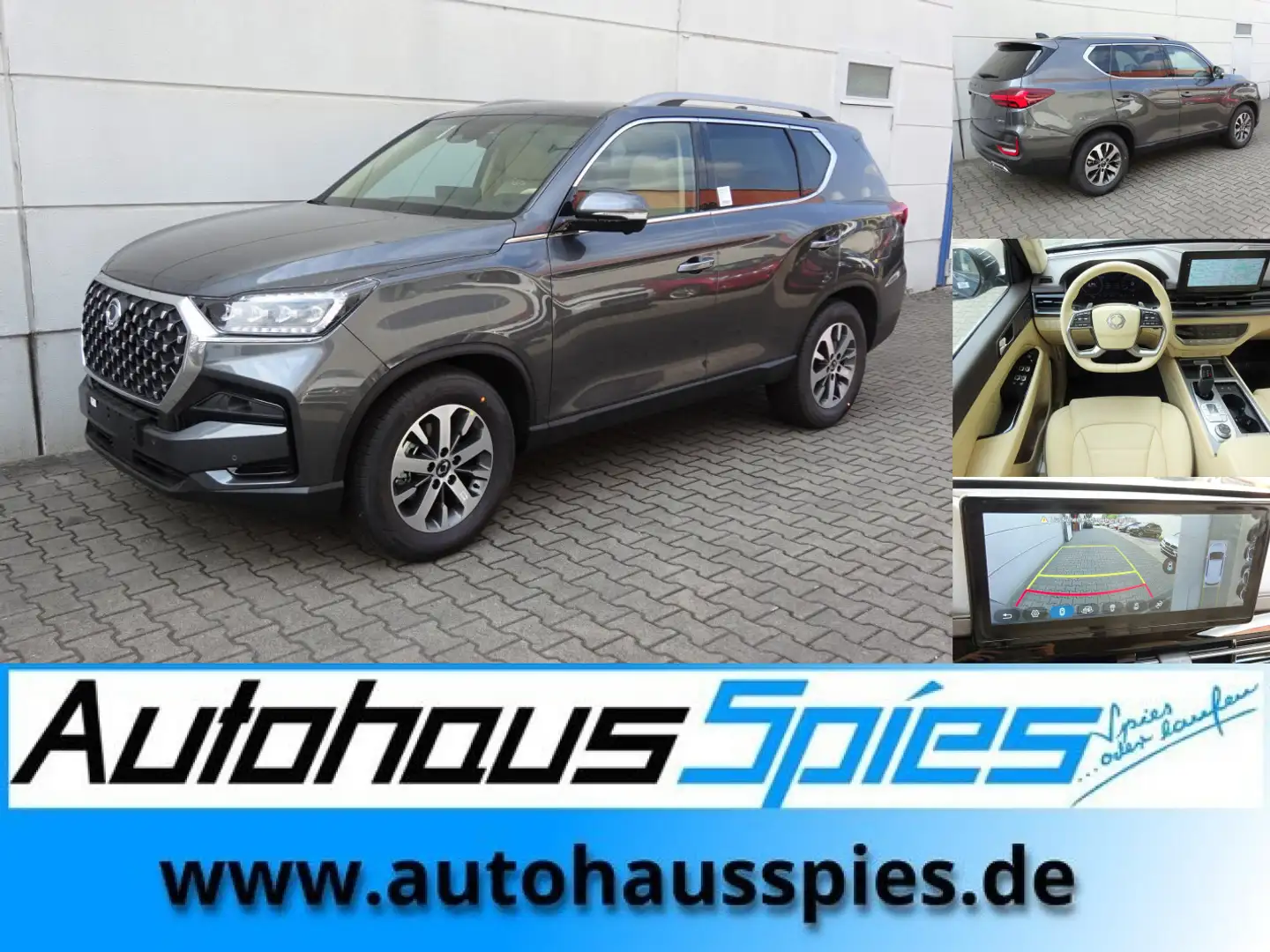 SsangYong Rexton 2,2 E-XDI 4WD 8AT MY23  Sapphire 5S EL GSD ACC Grijs - 1