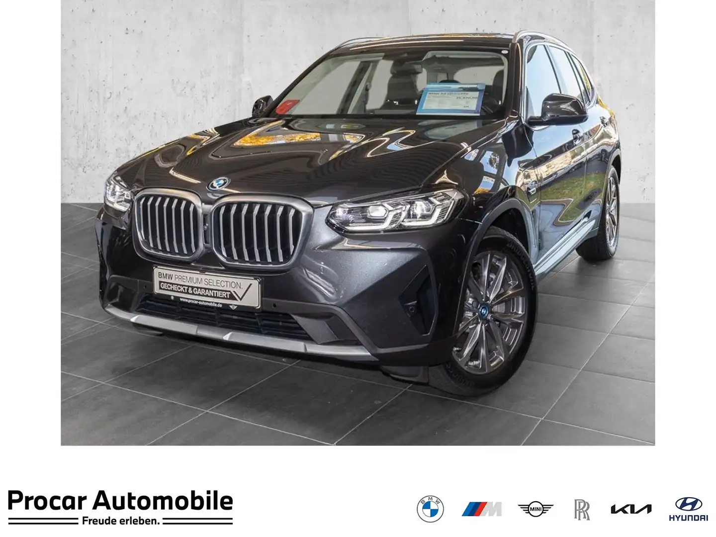 BMW X3 xDrive30e HiFi DAB LED WLAN Pano.Dach RFK Grau - 1